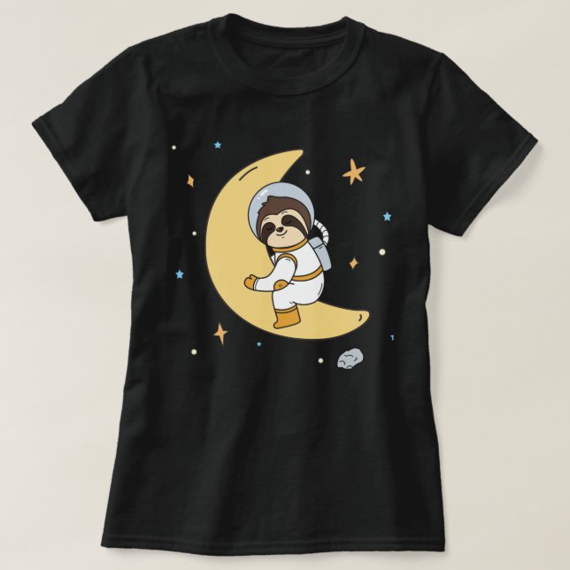Adsible Space Sloth T-Shirt (Design framsida)