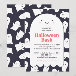 Adsible Spöken Halloween Bash Personlig Inbjudningar