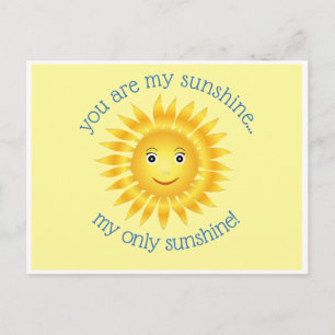 Adsible Sunshine Singing Postcard Vykort