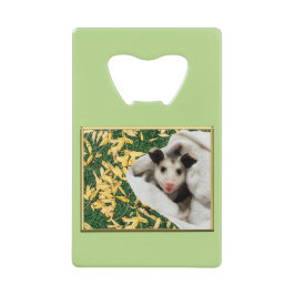 Adsible Sweet Baby Opossum Kreditkort Flasköppnare