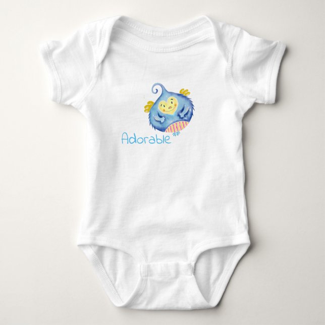 Adsible Tecknade figurer T Shirt (Framsida)