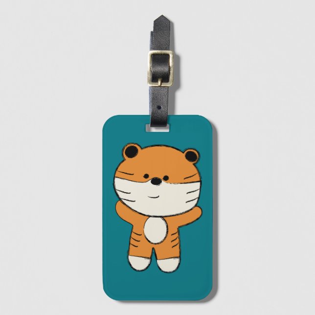 Adsible Tiger Bagagebricka (Framsida vertikal)