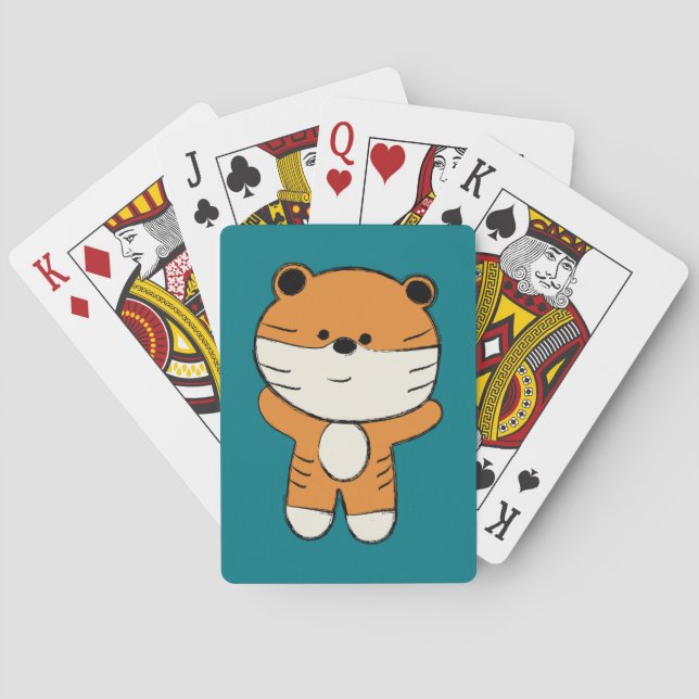 Adsible Tiger Casinokort (Baksidan)