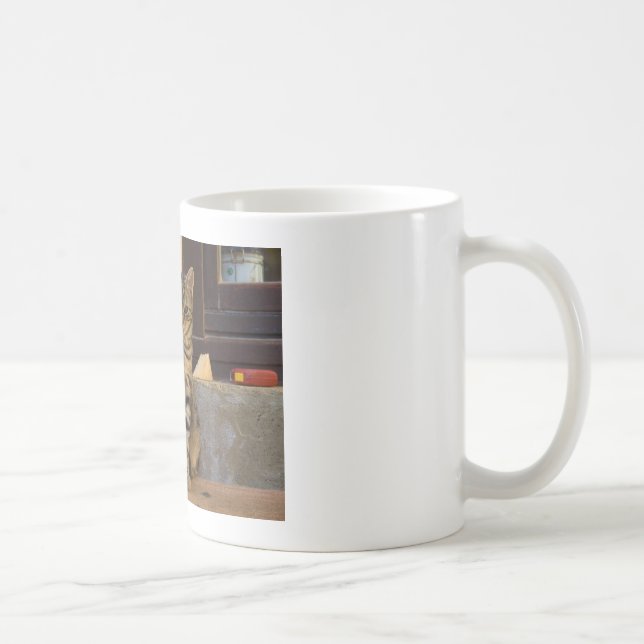 Adsible Tiger Cat Baby Kaffemugg (Höger)