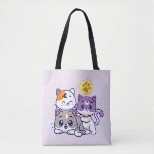 Adsible Trio - tre Cute Cats Tygkasse