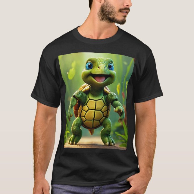 "Adsible Turtle Collection" T Shirt (Framsida)
