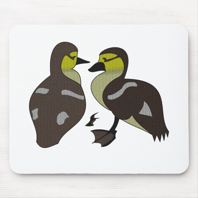 Adsible Twin Baby Duckling Huddling Tecknad Musmatta (Framsidan)