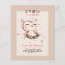 Adsible UGGLA Baby Shower Girls eller Boys Call