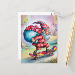 Adsible Valentine Old Gnome Vykort
