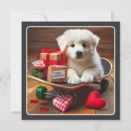 Adsible Valentine Puppy Julkort