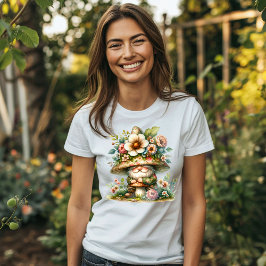 Adsible Watercolor Garden Gnome T Shirt