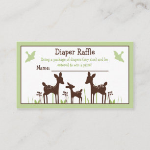 Adsible Willow Hjort Family Diaper Raffle Biljett Tilläggskort