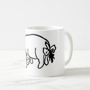 Adsible Winnie the Pooh Eeyore sketch Coffee Mugg