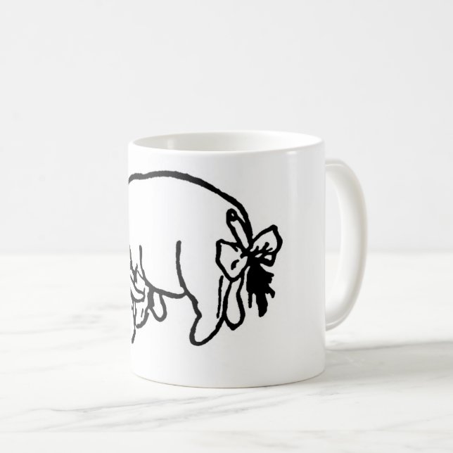 Adsible Winnie the Pooh Eeyore sketch Coffee Mugg (Framsida höger)