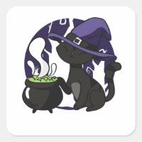 Adsible Witch Black Cat