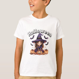 Adsible Witch Halloween Kids T-Shirt