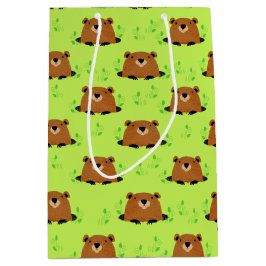 Adsible Woodland Groundhog Mönster