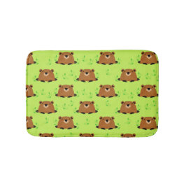 Adsible Woodland Groundhog Mönster Badrumsmatta