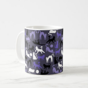 Adsible Yoga Cute Cat Poses Kaffemugg
