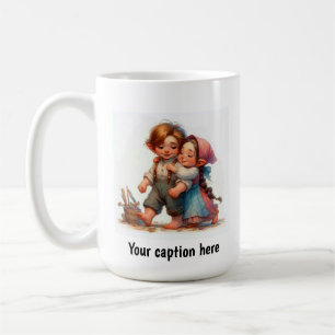 Adsible Young Munchkins in Vintage Clothing Kaffemugg