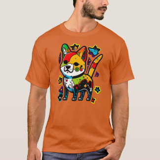 Adsible Zombie Shiba Inu toon for Hund and SciFi T Shirt