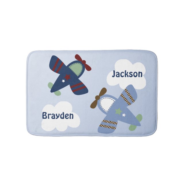 Adsible Zoom Aircraft Bath Mat Badrumsmatta (Framsidan)