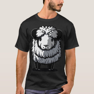 AdsibleSheep och Ram JapanskInspired Art med Cu T Shirt