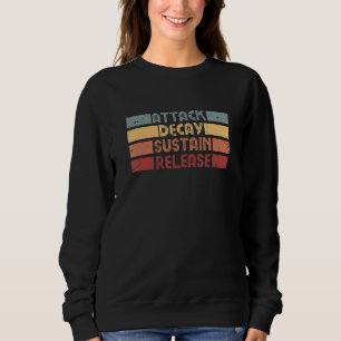 Adsr Synth Synthesizer Retro Music T Shirt