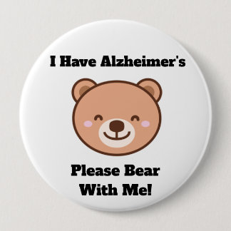 Adult Button I Have Alzheimer’s Knapp
