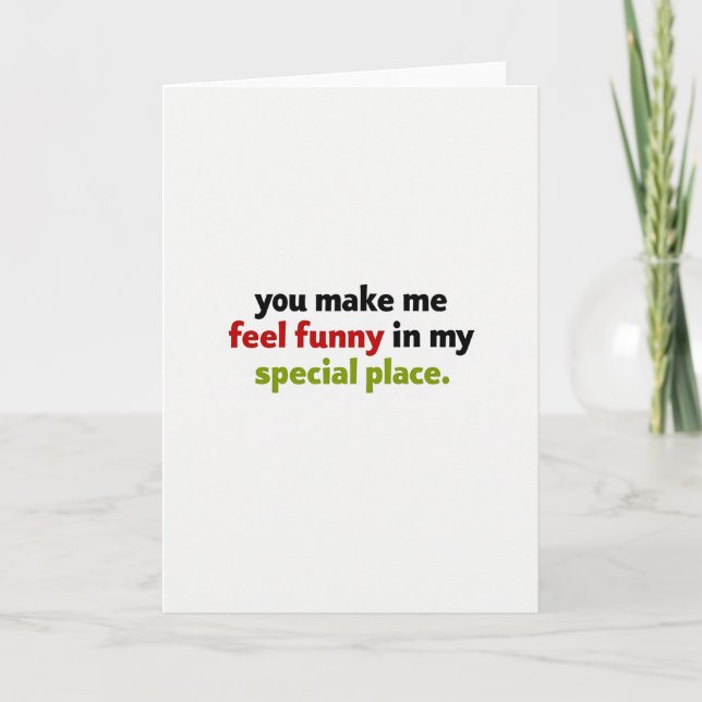 Adult Humor Love Card Kort (Framsida)
