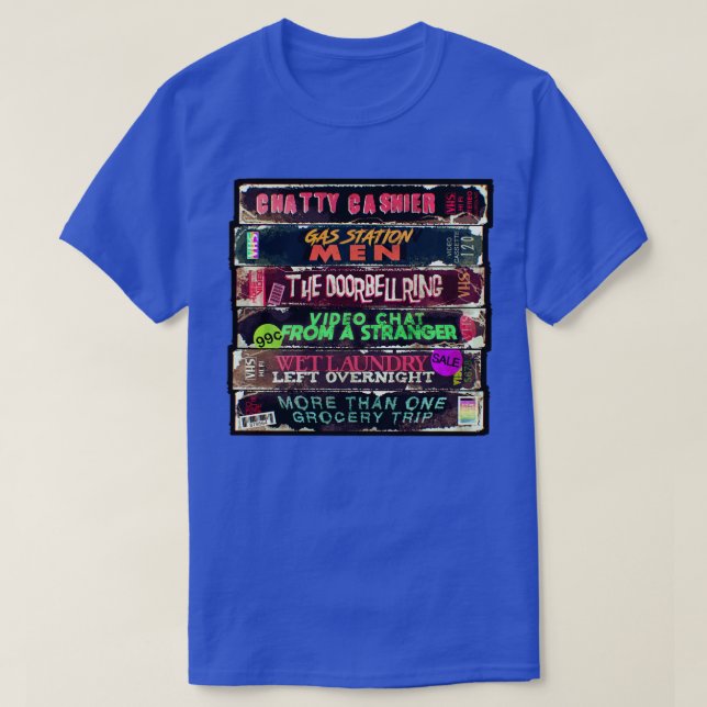 Adulthood Horror VHS T Shirt (Design framsida)