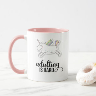 Adulting är svårt att Unicorn Mugg