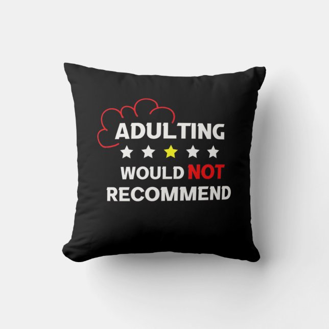 Adulting rekommenderas inte kudde (Framsida)