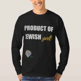 Adults' Long-Sleeve Hanukkah Shirt - "Jewish gelt" T Shirt