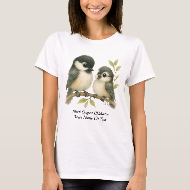 Aduly Carolina Chickadee T Shirt (Framsida)
