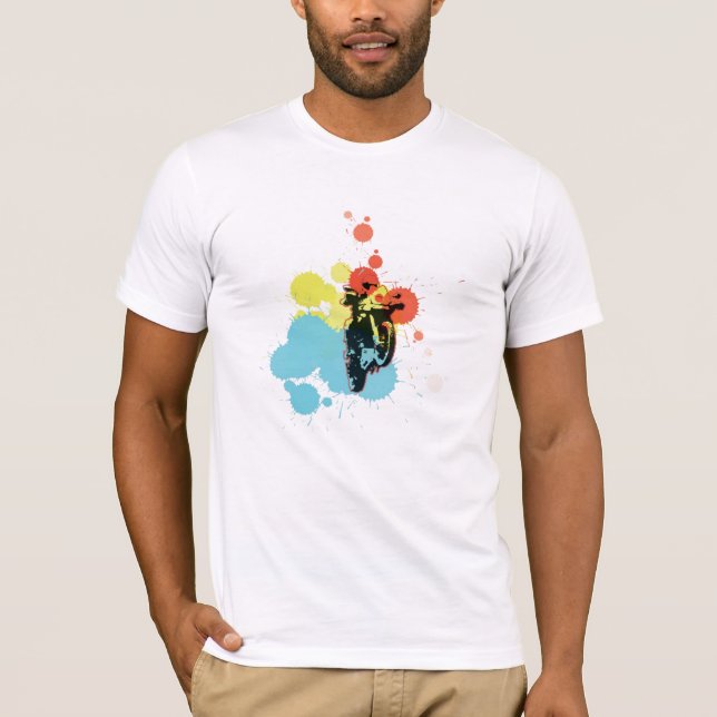 Adv som rider Colorfull Tee Shirt (Framsida)