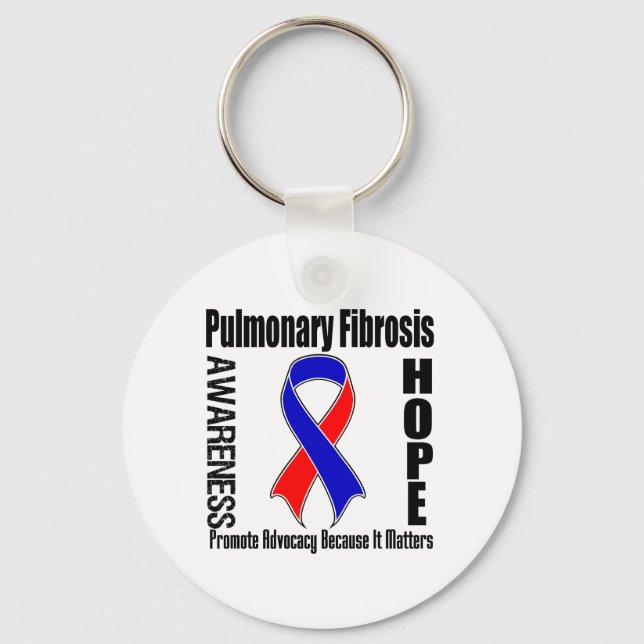 Advacy Matters Pulmonary Fibrosis Nyckelring (Framsida)