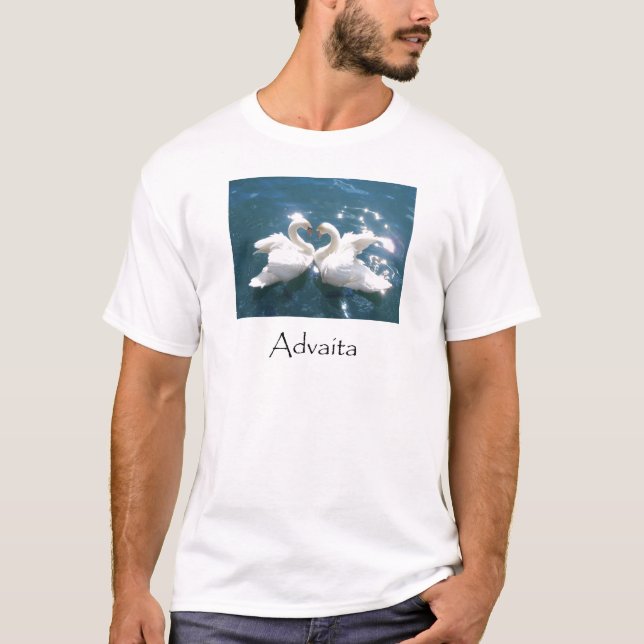 Advaita svanar tee shirt (Framsida)