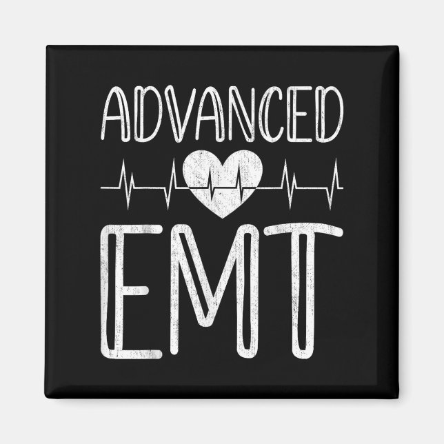 Advanced Emt - Akut Medical Technician Ems Pa Magnet (Framsidan)