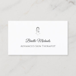 Advanced Skin Therapist Minimal Elegant Visitkort