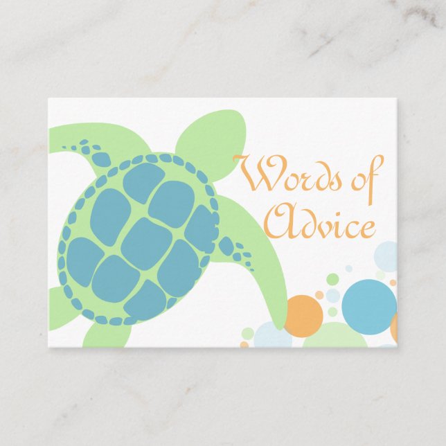 Advelskort för babyskor rådkort (Framsida)