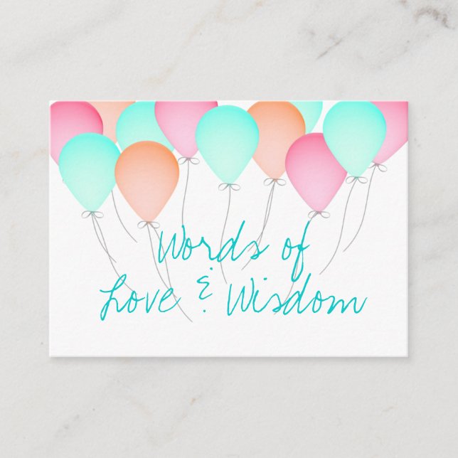 Advelskort för babyskor rådkort (Framsida)