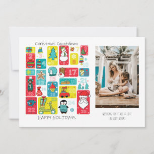 Advent Calendar-julfoto Julkort