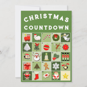 Advent Calendar-julkort Julkort