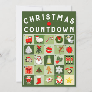 Advent Calendar-julkort Julkort