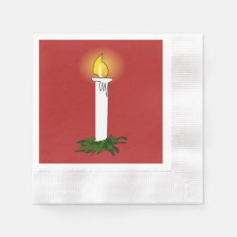 Advent Candle Red CoWN Pappersservett