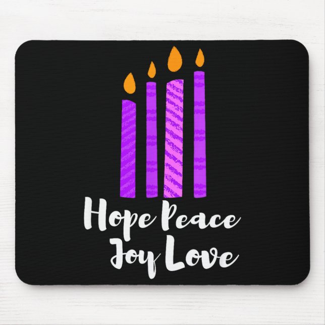 Advent Evergreen Wreath Candles Hope Peace Joy Lov Musmatta (Framsidan)