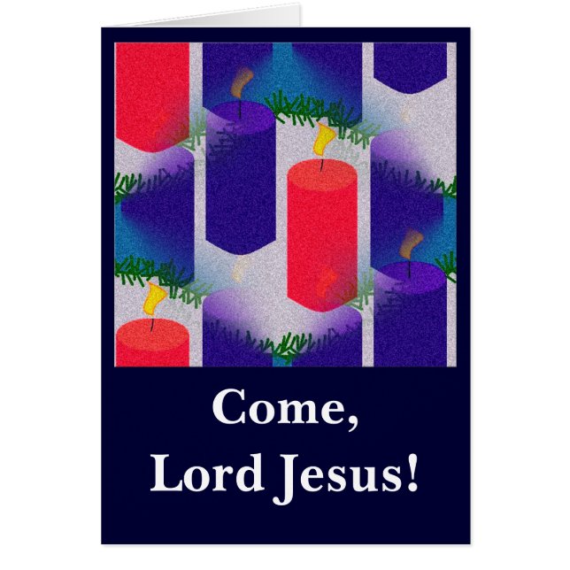 ADVENT HÄLSNINGSKORT (Framsidan)