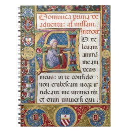 Advent jul Liturgy Medieval Manuscript Anteckningsbok