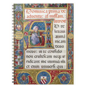 Advent jul Liturgy Medieval Manuscript Anteckningsbok